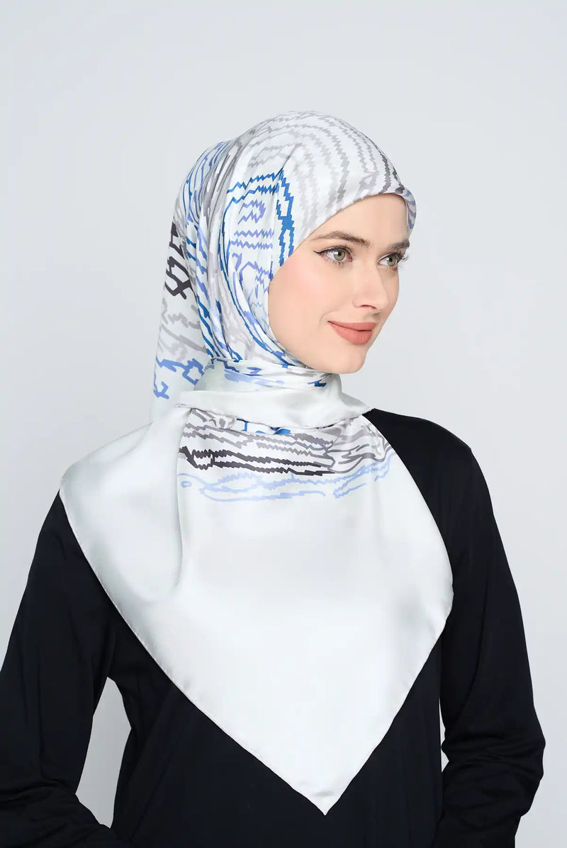 text -- limited edition white blue