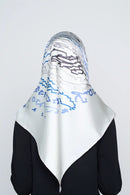 text -- limited edition white blue
