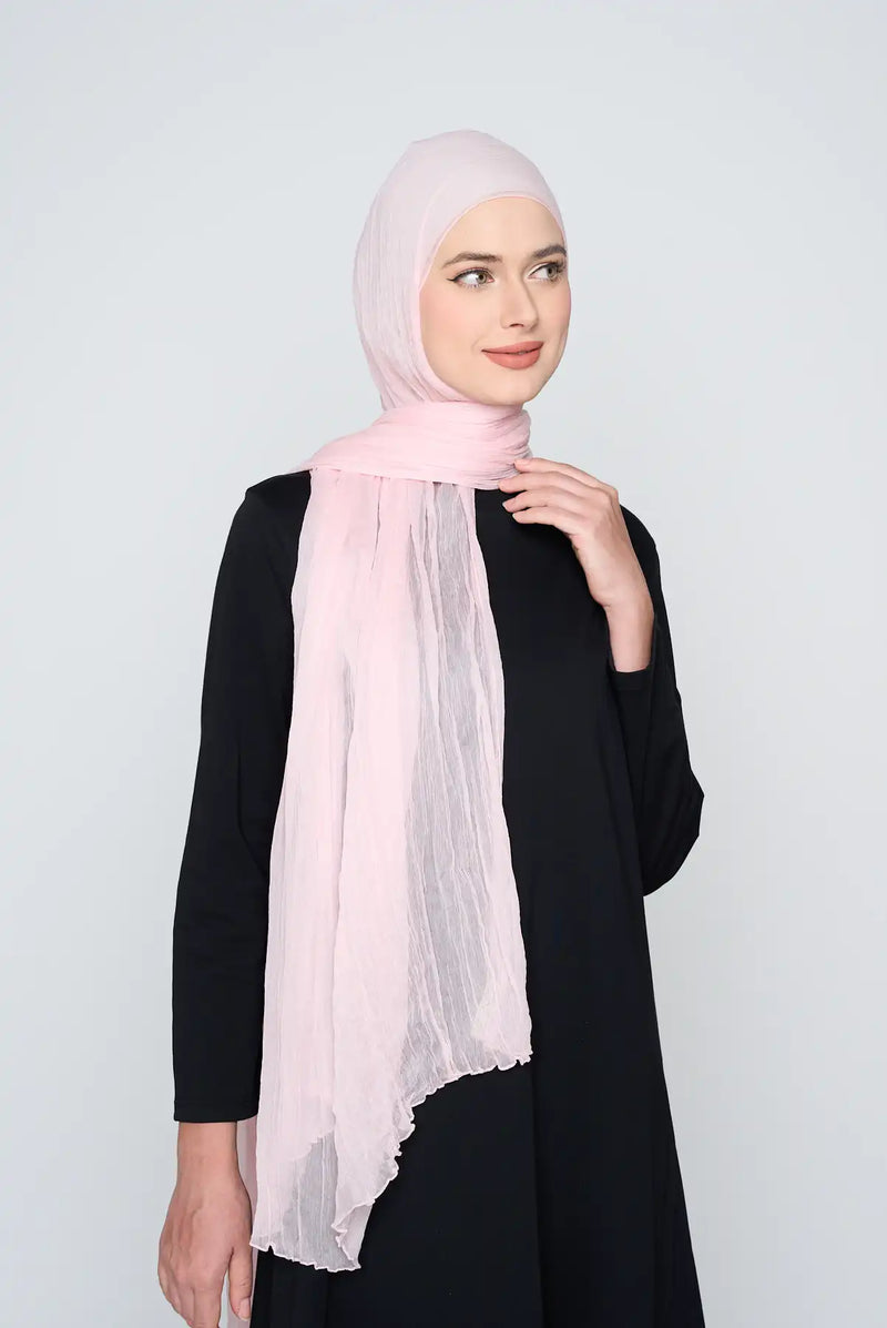 text -- chiffon silk blush