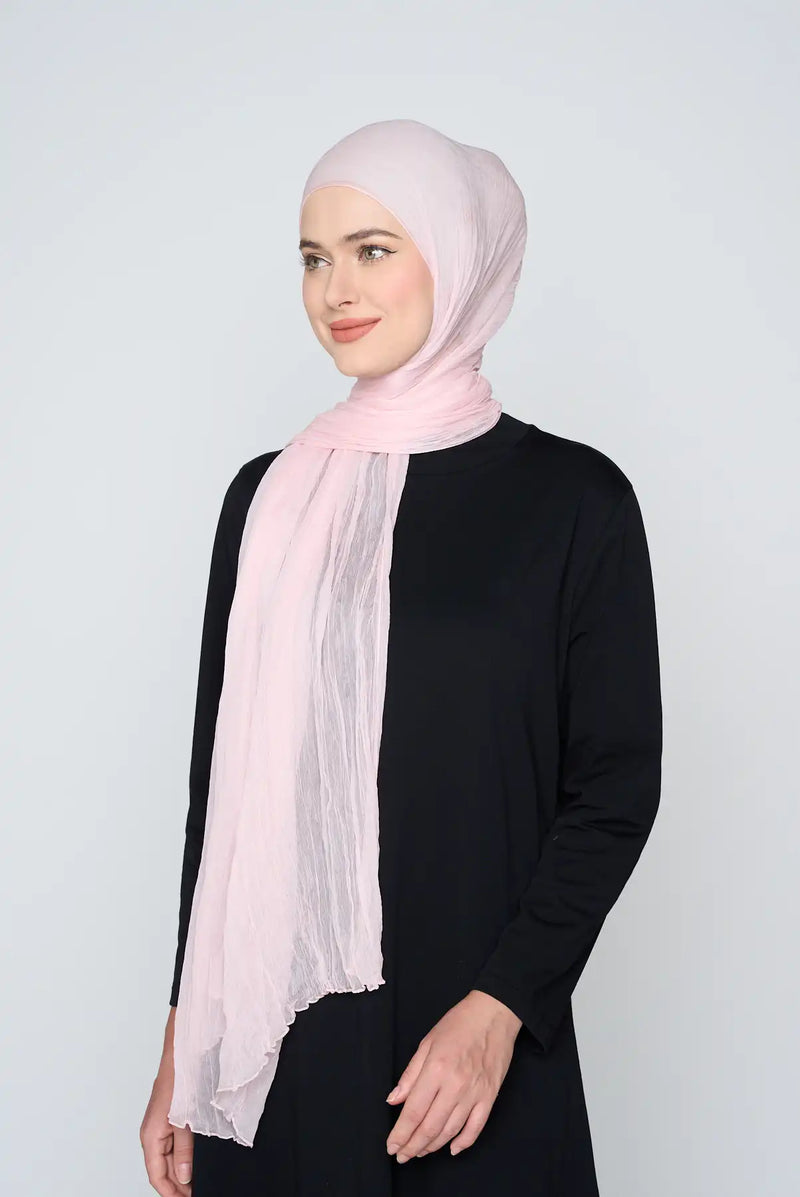 text -- chiffon silk blush