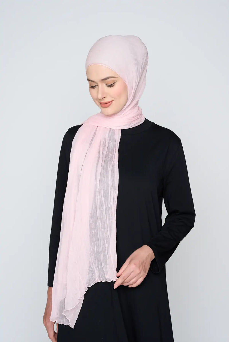 text -- chiffon silk blush