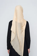 text -- chiffon silk soft beige