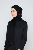 text -- chiffon silk sophisticated black