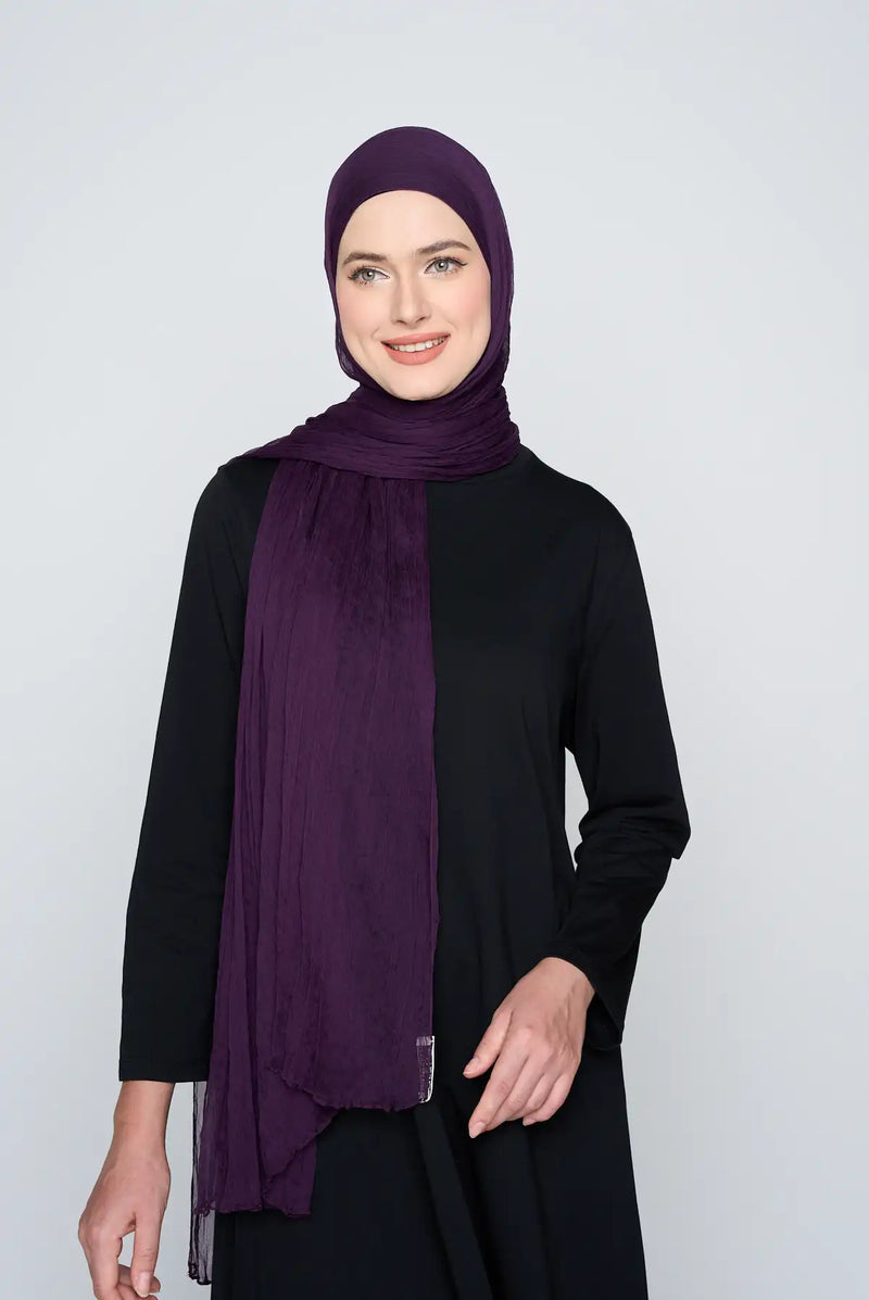 text -- chiffon silk raisin