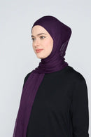 text -- chiffon silk raisin
