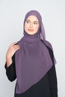 text -- crepe silk soft grape