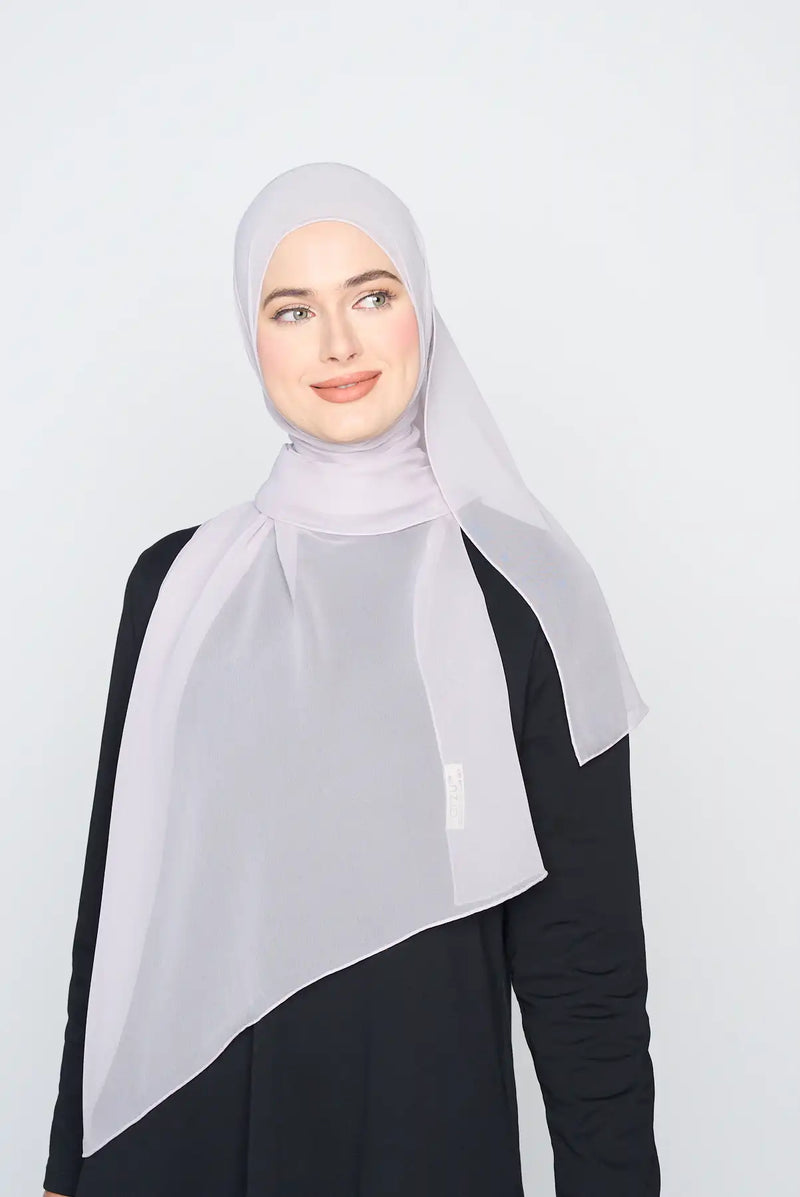 text -- crepe silk silken lilac