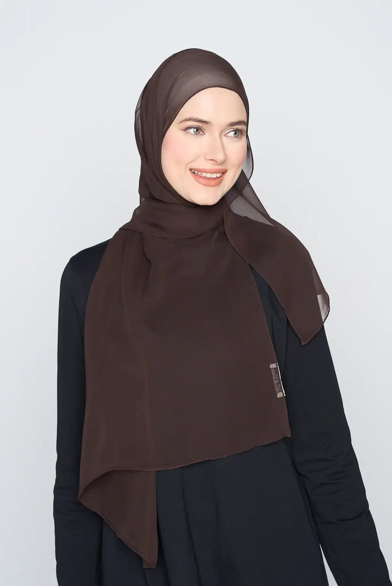 text -- crepe silk cocoa dust