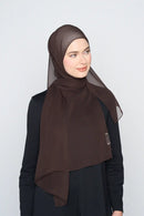 text -- crepe silk cocoa dust