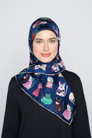 text -- cats navy blue
