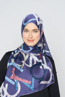 the signature scarf CREPE SATIN SILK