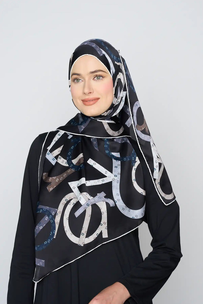 text -- signature sophisticated black