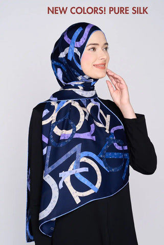 text -- signature navy blue