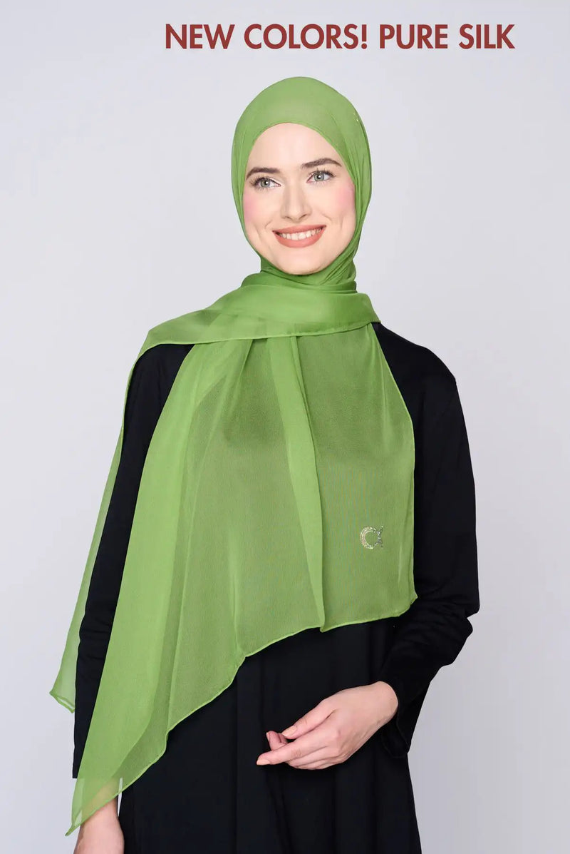 text -- crepe silk forest