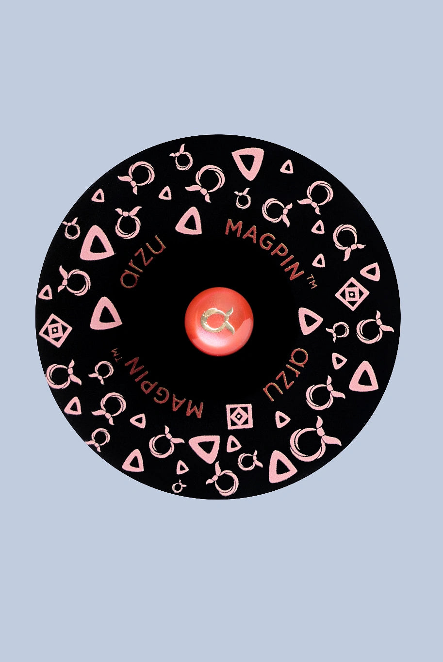 text -- magpin red