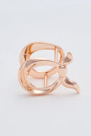 text -- rose gold ring