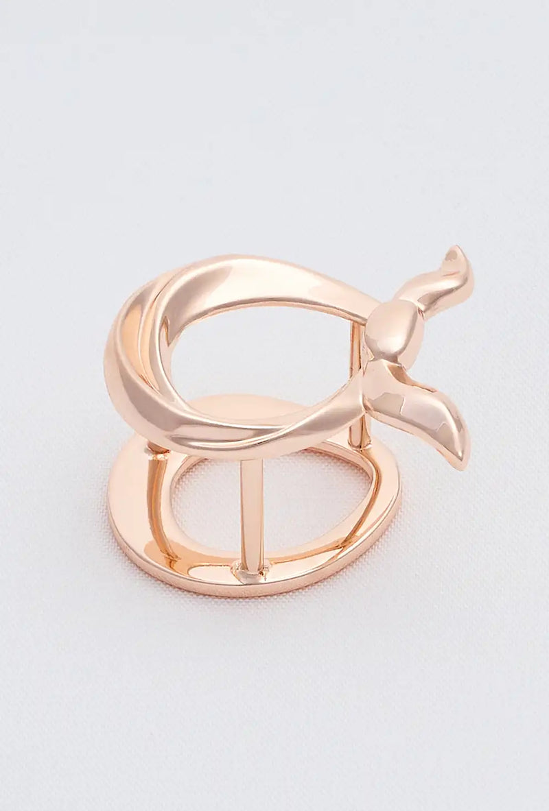 arzu signature knot scarf ring