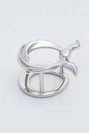 text -- silver ring