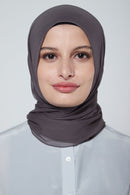 text -- crepe silk charcoal