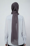 text -- crepe silk charcoal