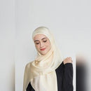 arzu feels like a dream square TWILL SILK Medium with natural silk Shimmer