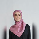 arzu feels like a dream square TWILL SILK Medium with natural silk Shimmer