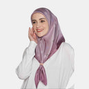 arzu tie the knot TWILL SILK square V2 | printed hijab with natural shimmer