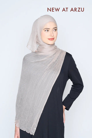 text -- chiffon silk taupe