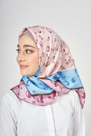 lighter than bubbles square TWILL SILK