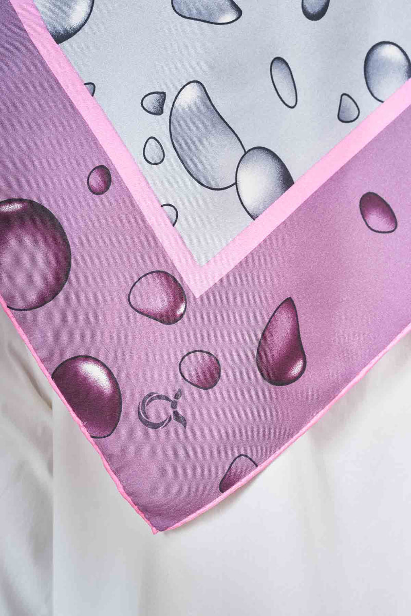 text -- shimmering bubbles purple