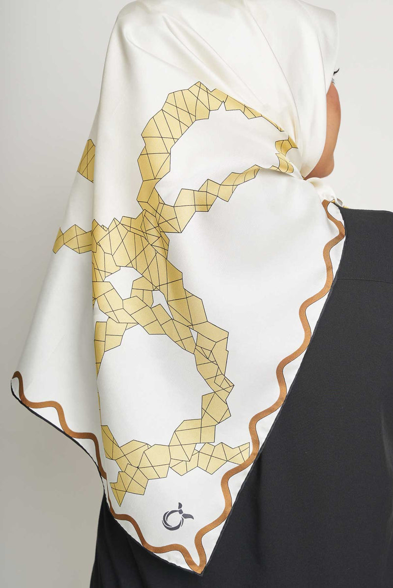 text -- graphic illusion white yellow