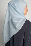 text -- crepe silk baby blue