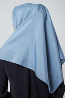 text -- lustrous denim