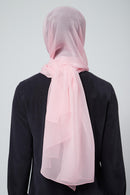 text -- crepe silk just pink