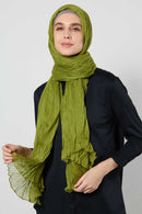 text -- chiffon silk divine olive